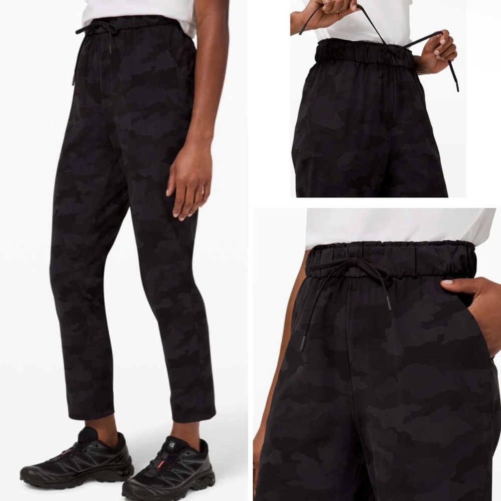 Lululemon Athletica Black Camouflage Joggers
